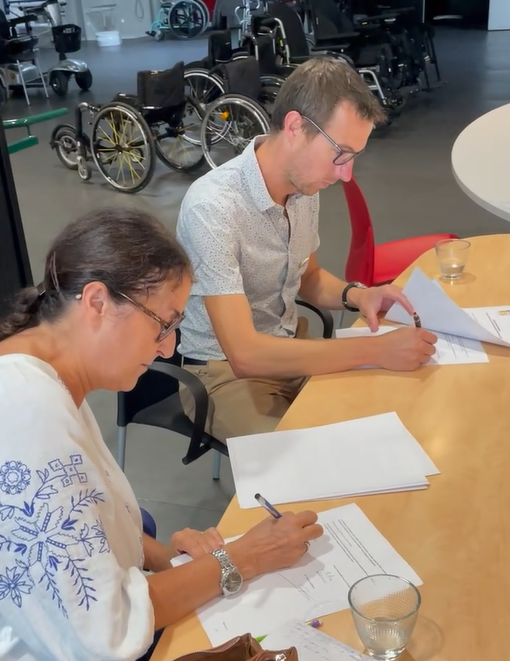 CRT - signature convention partenariat avec CICAT 68 et Association les Lys d'Argent